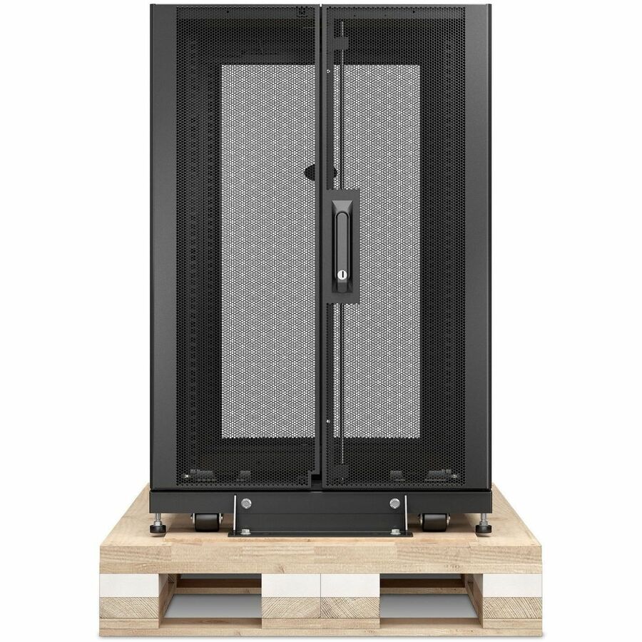 APC NetShelter SX, Server Rack Enclosure, 18U, Shock Packaging, Black, 925H x 600W x 900D mm [TAA]