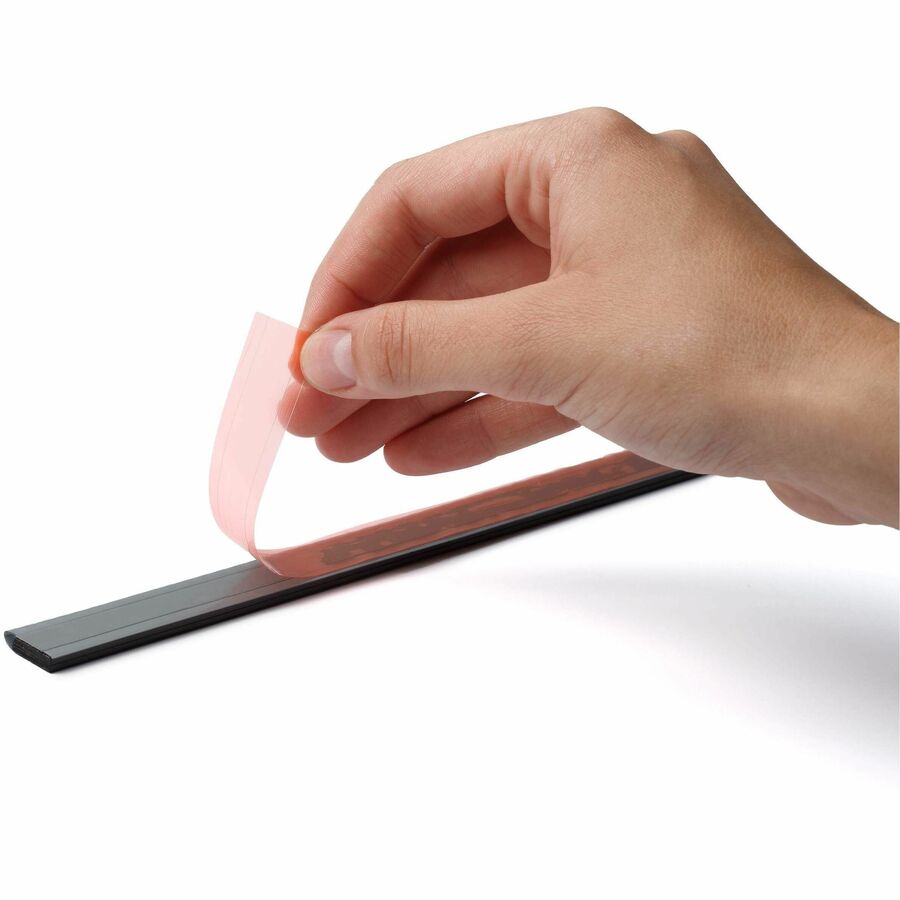 DBL470723 - Attach documents quickly and easily with the Durafix Rail. Simply stick the magnet to your chosen surface, open the clip, place the note inside and close. Magnetic strip for information and posters in letter-size landscape and tabloid-size portrait format. Self-adhesive attachment allows a uniform appearance on smooth surfaces such as cabinets, glass doors, shop windows and whiteboards. Self-adhesive will not leave a residue when removed. More from the Manufacturer