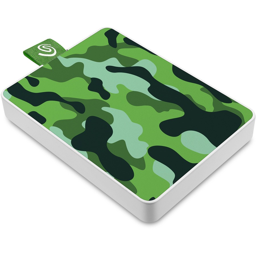 Seagate One Touch STJE500407 500 GB Portable Solid State Drive - External - Camo Green