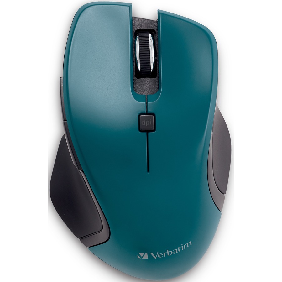 Verbatim USB-C&trade; Wireless Blue LED Mouse - Teal