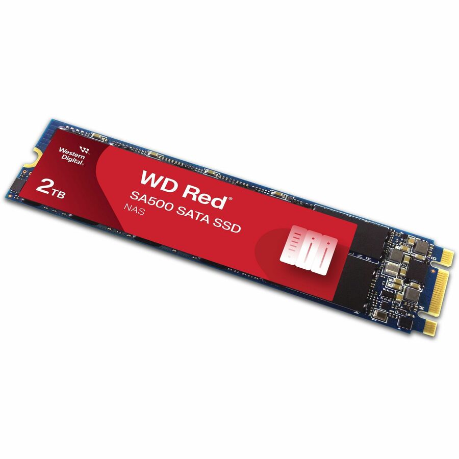 Western Digital WD Red SA500 M.2 2280 2TB SATA III 3D NAND Internal Solid  State Drive (SSD) WDS200T1R0B