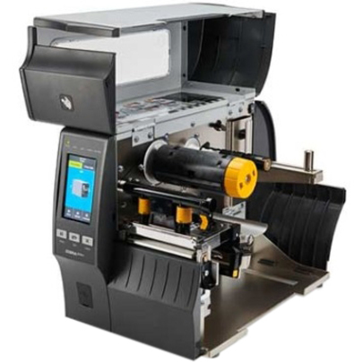 TT Printer ZT411; 4"", 300 dpi, US Cord, Serial, USB, 10/100 Ethernet, Bluetooth 4.1/MFi, USB Host, Peel w/ Full Rewind, EZPL — alternate view 2