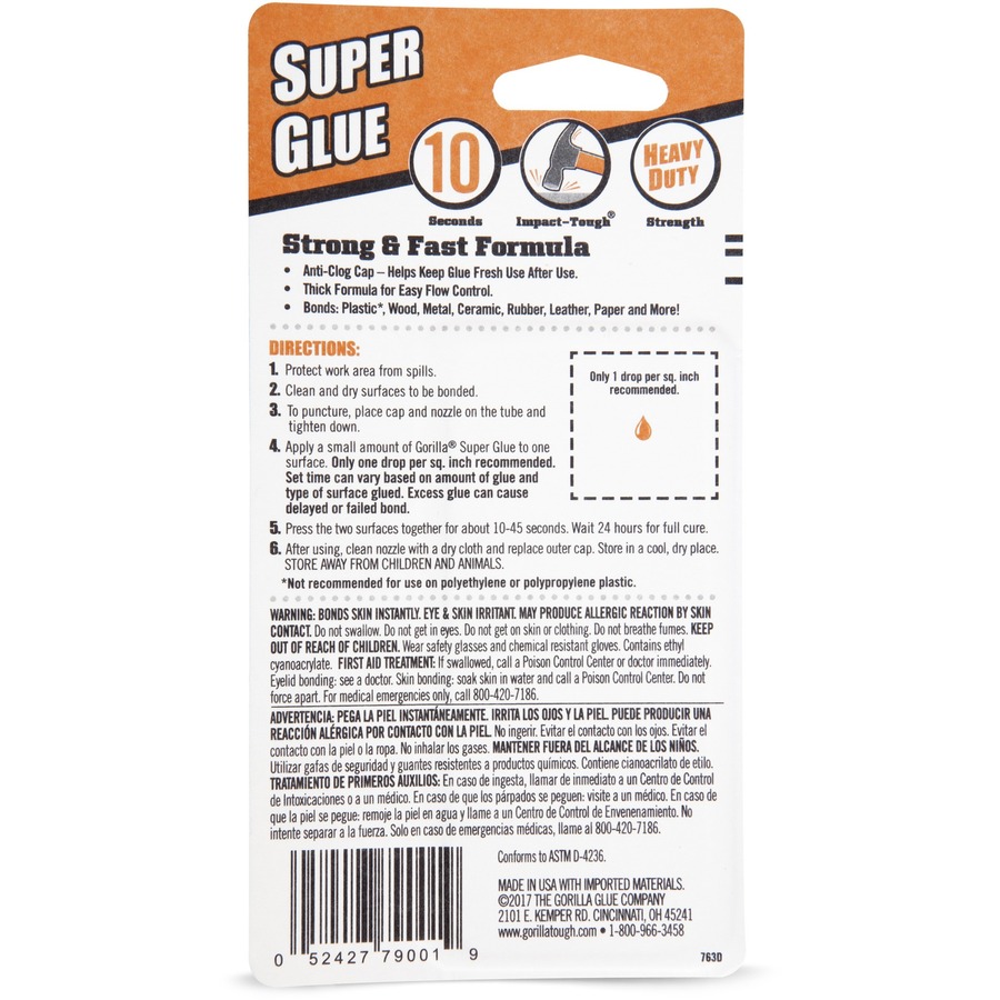 Gorilla Super Glue - 0.53 oz pkg