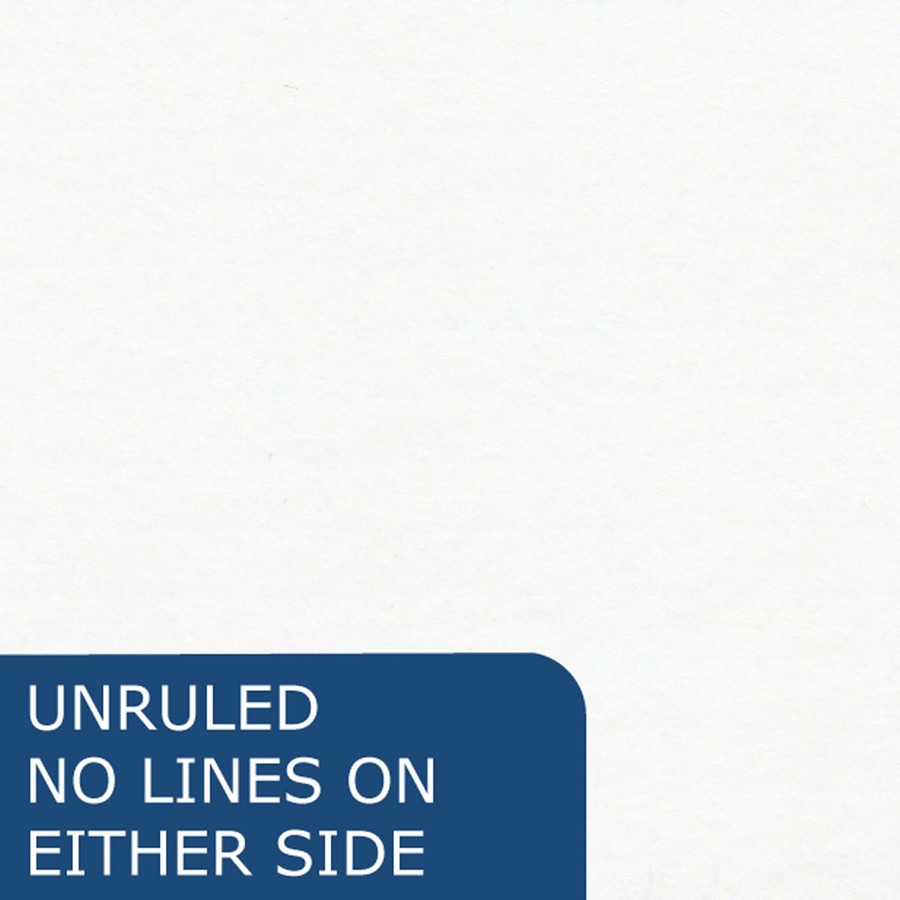 Picture of Roaring Spring Case of 36 Packs of Recycled Index Cards, 3"x5" , 100 sheets of White Recycled 100# Index Per Pack, unRuled