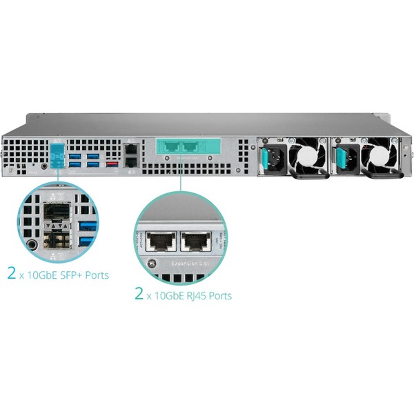 QNAP TS-H977XU-RP QTS HERO 9-Bay 32GB Rackmount NAS Server (TS-H977XU-RP-3700X-32G-US)