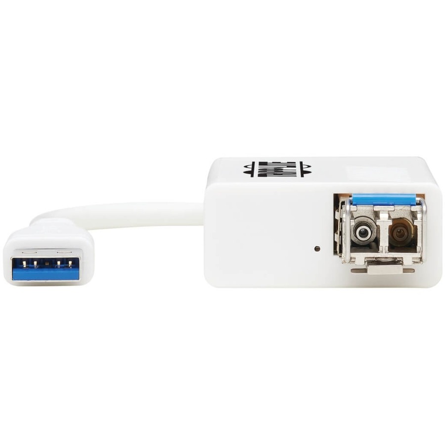 Tripp Lite by Eaton USB 3.0 Singlemode Fiber Optic Transceiver Ethernet Adapter 10/100/1000 Mbps 1310nm 5km LC