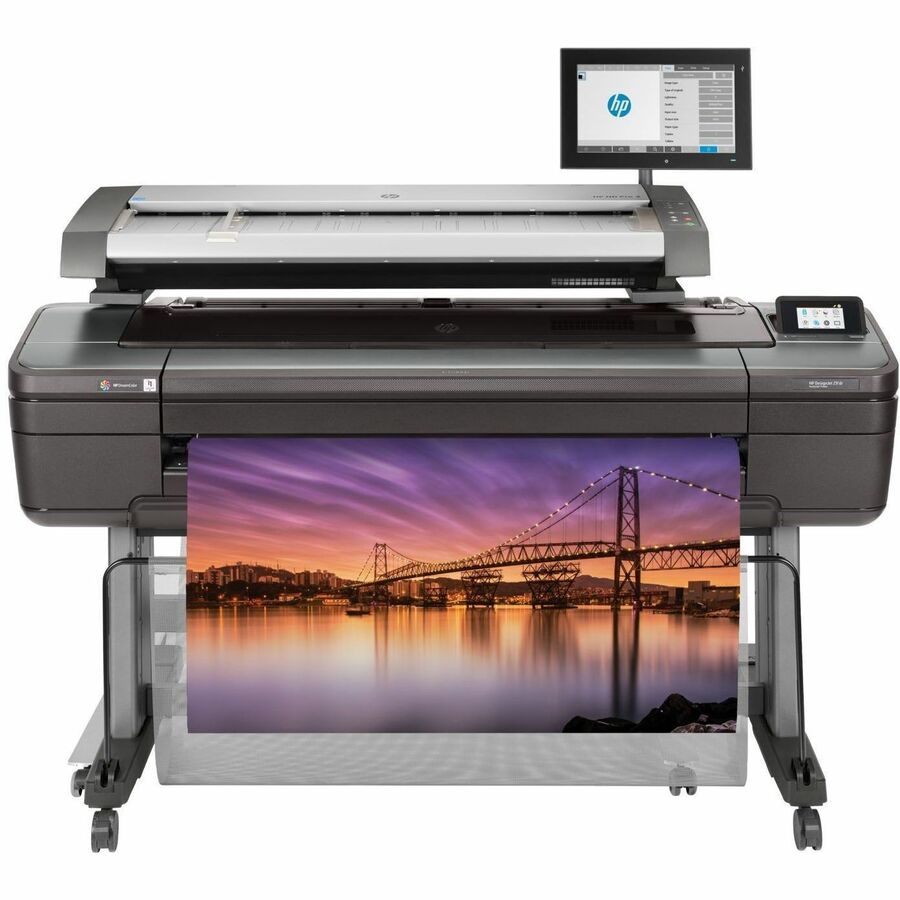 HP DesignJet HD Pro PostScript Inkjet Large Format Printer - Includes Printer, Scanner, Copier - 44" Print Width - Color