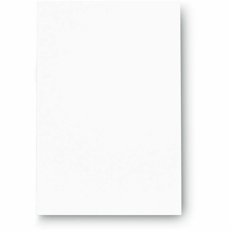Universal Scratch Pads, Unruled, 4 x 6, White, 100 Sheets, 12/Pack - 1 Subject(s) - 100 Sheets - Plain - Glued - Unruled Front Ruling - 16 lb Basis Weight - 6" Height x 4" Width - White Paper - 12 / Pack