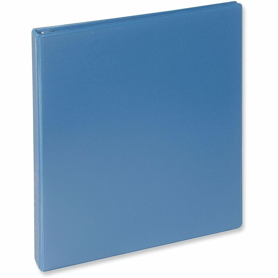 Universal Slant D-Ring View Binder, 3 Rings, 1" Capacity, 11 x 8.5, Light Blue - 1" Binder Capacity - Letter - 8 1/2" x 11" Sheet Size - 220 Sheet Capacity - 3 Ring(s) - Fastener(s): Ring - Pocket(s): 2, Inside Front & Back - Polypropylene - Light Blue - 