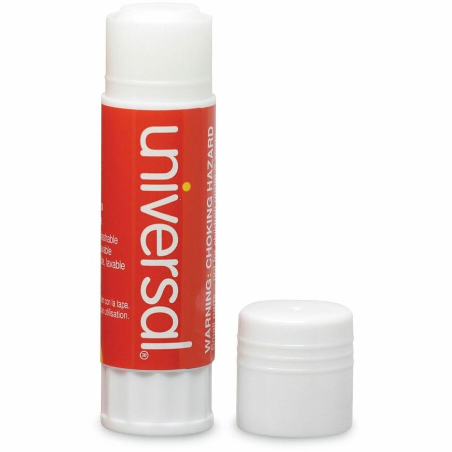 Universal Products Glue Stick - 0.74 oz - Clear - 12 / Pack