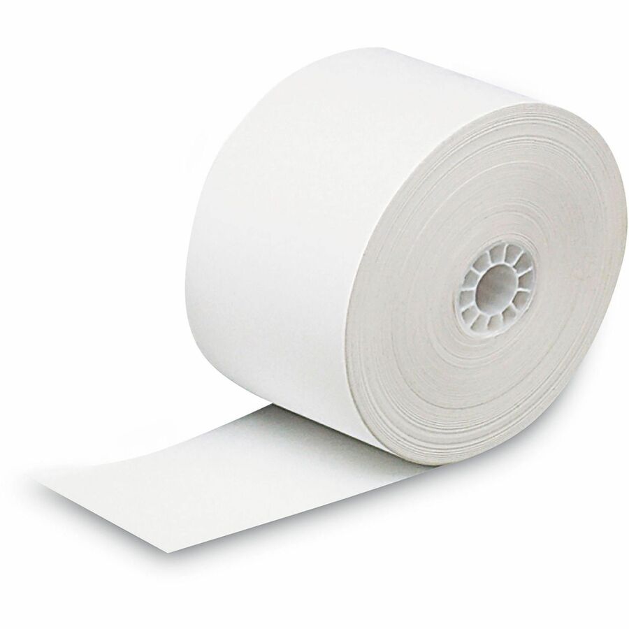 Universal Direct Thermal Printing Paper Rolls, 1.75" x 230 ft, White, 10/Pack - 85 Brightness - 1 3/4" x 230 ft - 12 lb Basis Weight - White - 10 / Pack