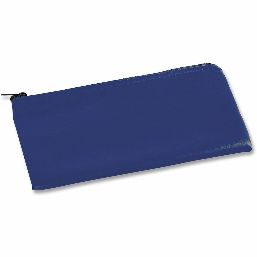 Universal Carrying Case (Wallet) Cash - Blue - Faux Leather Polyurethane Body - 6" Height x 11" Width - 2 Pack