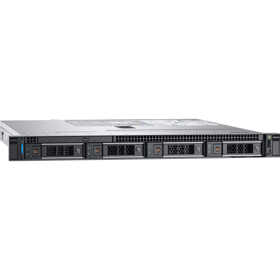 Dell EMC PowerEdge R340 1U Rack Server - 1 x Intel Xeon E-2234 3.60 GHz - 8 GB RAM - 1 TB HDD - (1 x 1TB) HDD Configuration - Serial ATA/600, 12Gb/s SAS Controller - 3 Year ProSupport