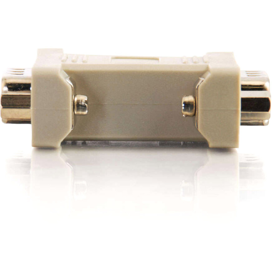 C2G HD15 M/M VGA Gender Changer (Coupler) - 1 x 15-pin HD-15 Male - 1 x 15-pin HD-15 Male - Beige