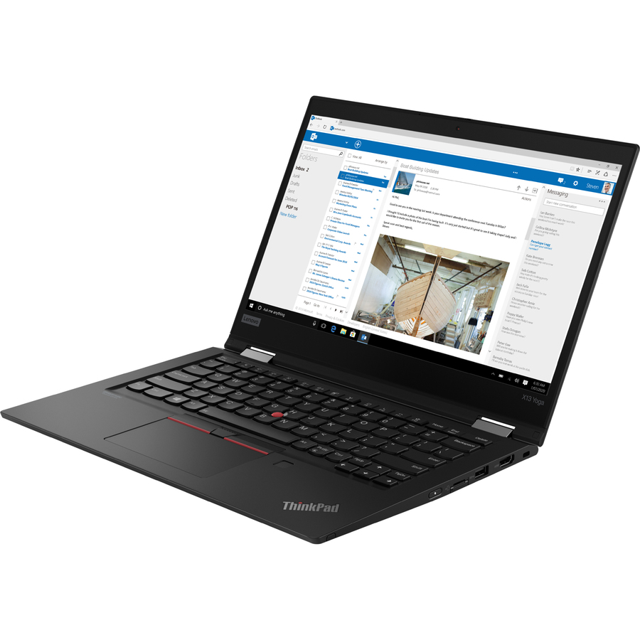 Lenovo ThinkPad X13 Yoga Gen 1 20SX002AUS 13.3" Touchscreen Convertible 2 in 1 Notebook - Full HD - 1920 x 1080 - Intel Core i5 10th Gen i5-10210U 1.60 GHz - 8 GB Total RAM - 256 GB SSD