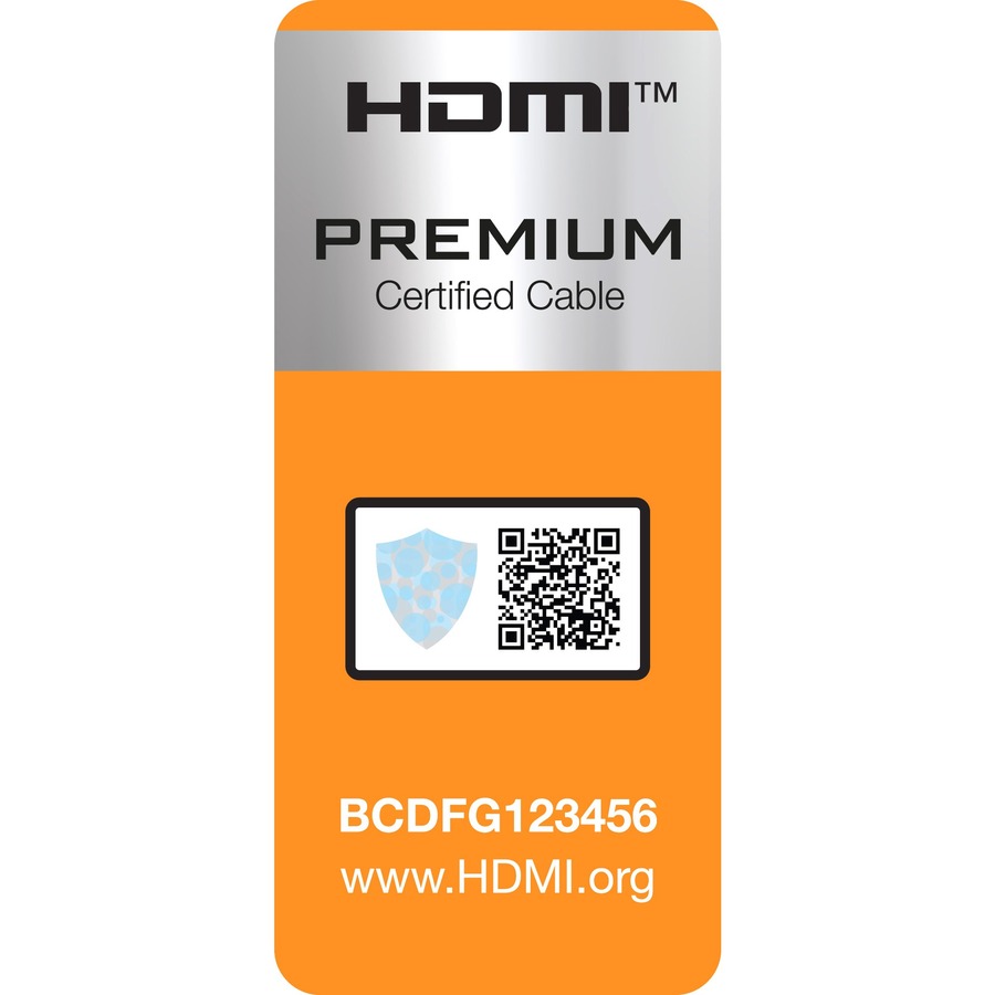 Black Box 3FT Hi-Speed HDMI Cable Ethernet Grip CNCTR HDMI 2.0 4K 60Hz UHD