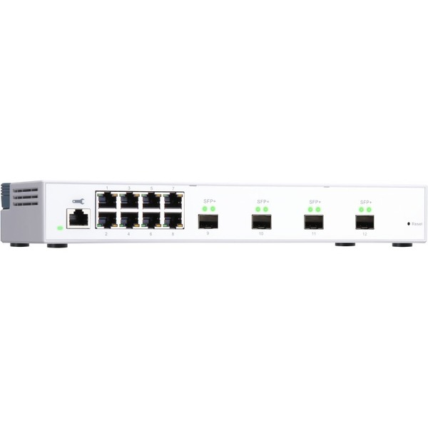 QSW-M408S 12P LAYER 2 MNGD SW 8 1GBE PORT&4 10G SFP+ PORT EASY MGMT