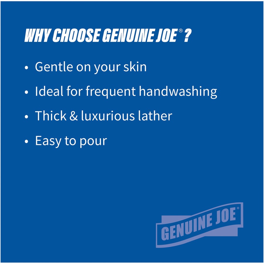 Genuine Joe Pink Lotion Soap - 1 gal (3.8 L) - Pump Bottle Dispenser - Hand, Skin - Pink - Rich Lather - 1 Each