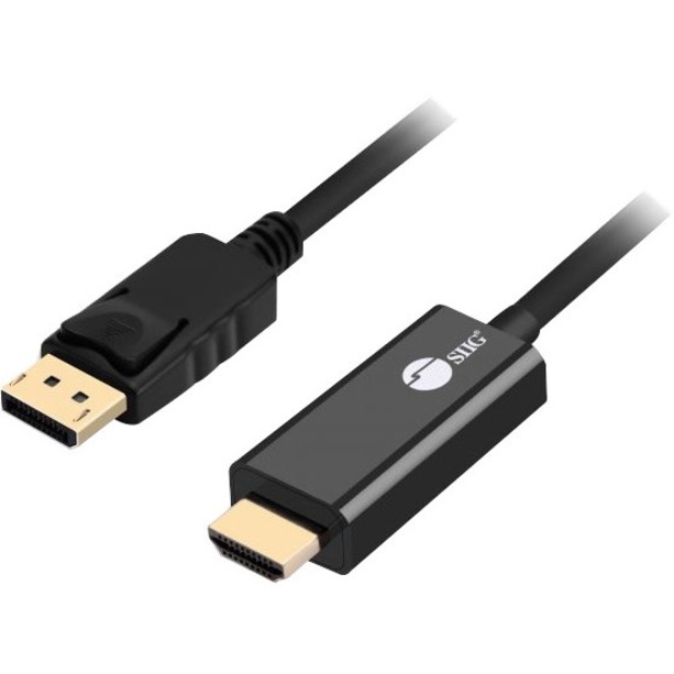 SIIG DisplayPort 1.2 To HDMI 6ft Cable 4K/30Hz