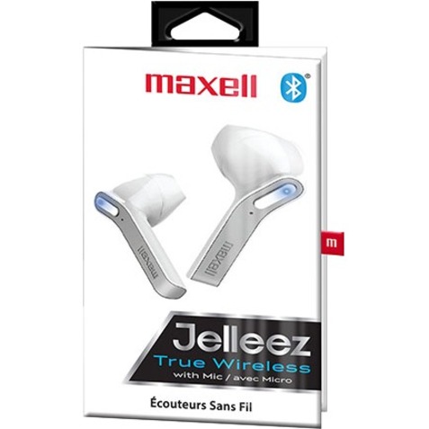 Maxell Jelleez Earset - True Wireless - Bluetooth - Earbud - In-ear - Black -  - MAX199461