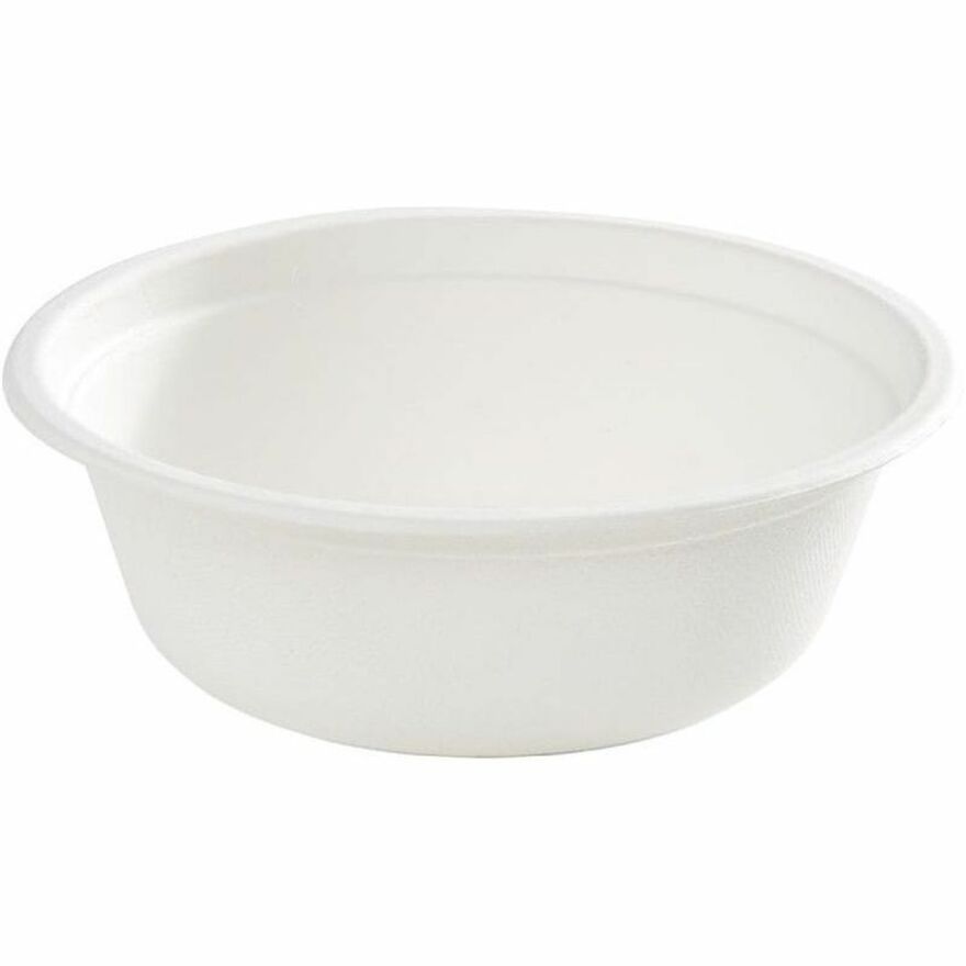 Eco Guardian 16 oz Compostable PLA-Lined Round Wide Mouth Bowls
