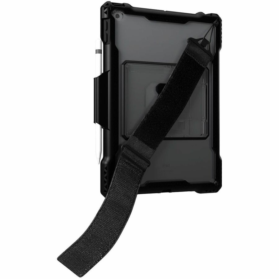 MAXCases Hand Strap for Shield Extreme-X iPad 7/8 10.2" (Black) - 1 - Hook & Loop Attachment - Black
