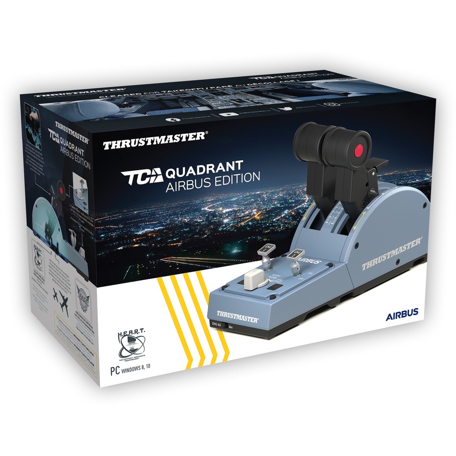 NEW Thrustmaster TCA Quadrant Airbus Edition for PC WINDOWS 8,10  663296422286