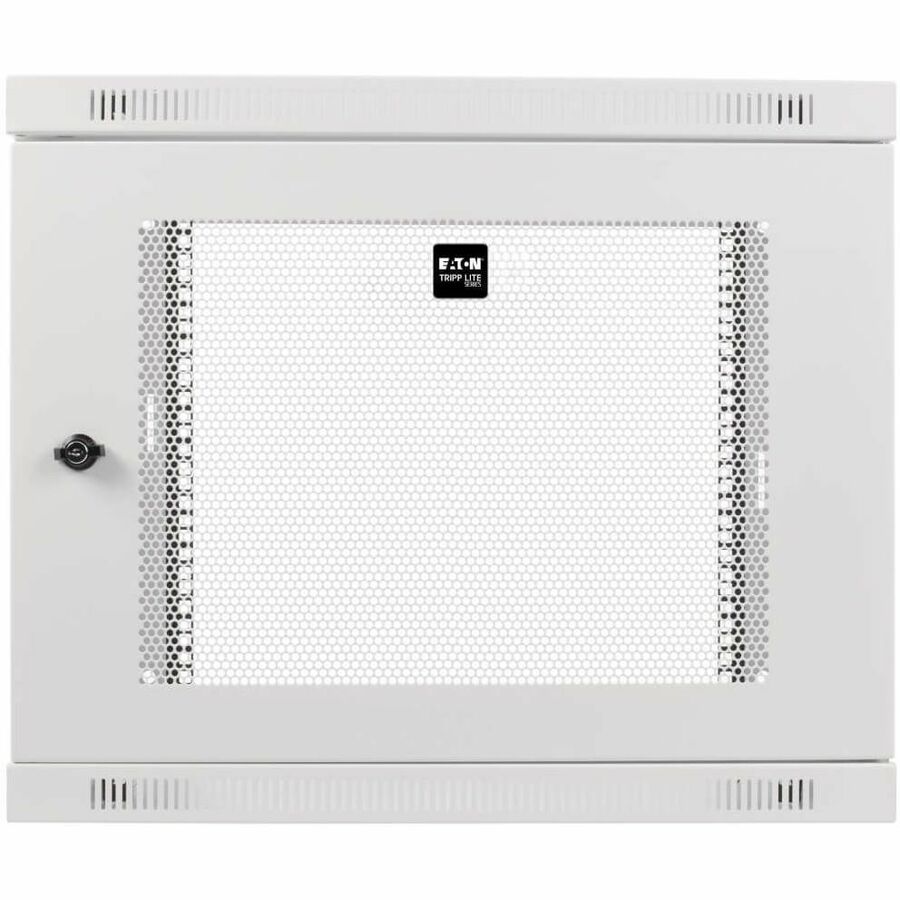 Eaton Tripp Lite Series SmartRack 9U Low-Profile Switch-Depth-Plus Wall-Mount Mini Rack Enclosure, White
