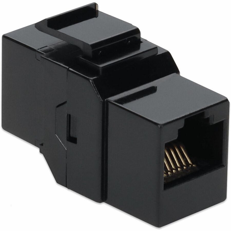 AddOn RJ-45 (Female) to RJ-45 (Female) Black Cat6A UTP Copper Connector