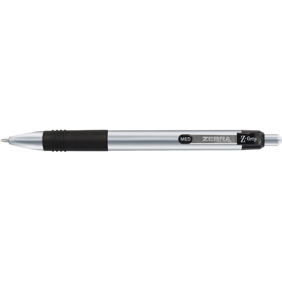 Paper Mate Flexgrip Ultra Retractable Pens - Medium Pen Point - Refillable  - Retractable - Black Alcohol Based Ink - Rubber Barrel - 1 Dozen - Filo  CleanTech