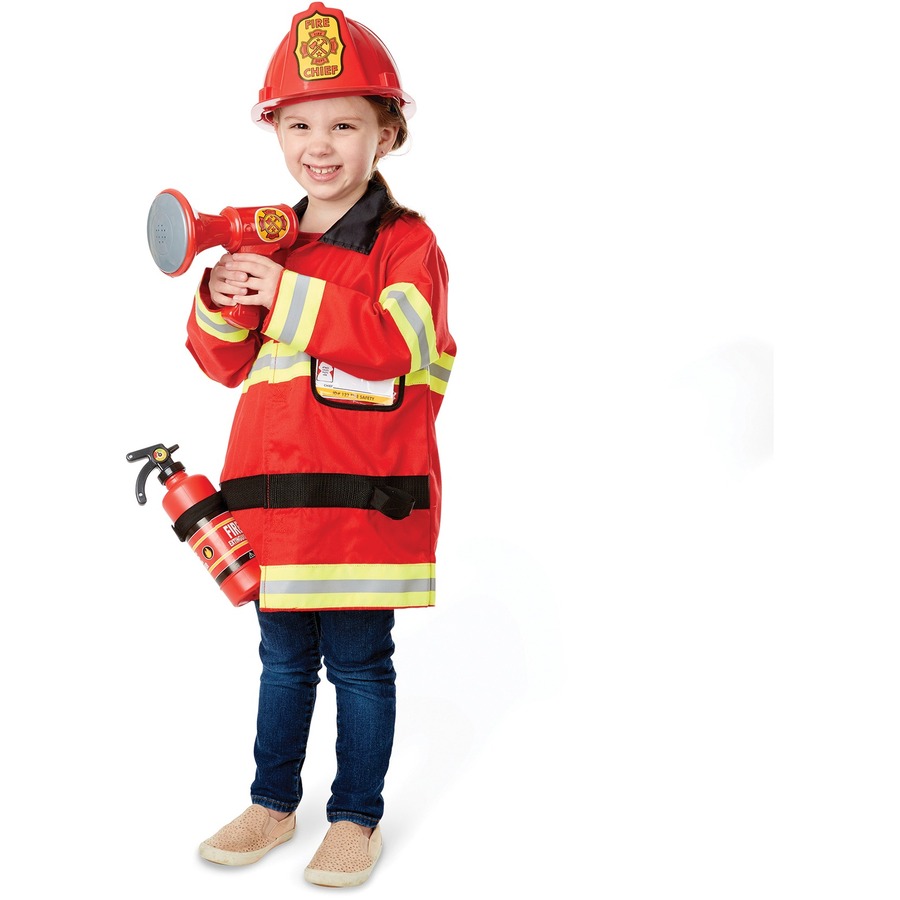 Melissa & Doug Fire Chief Role Play Costume Set - Creative Learning & Toys - LCI14834