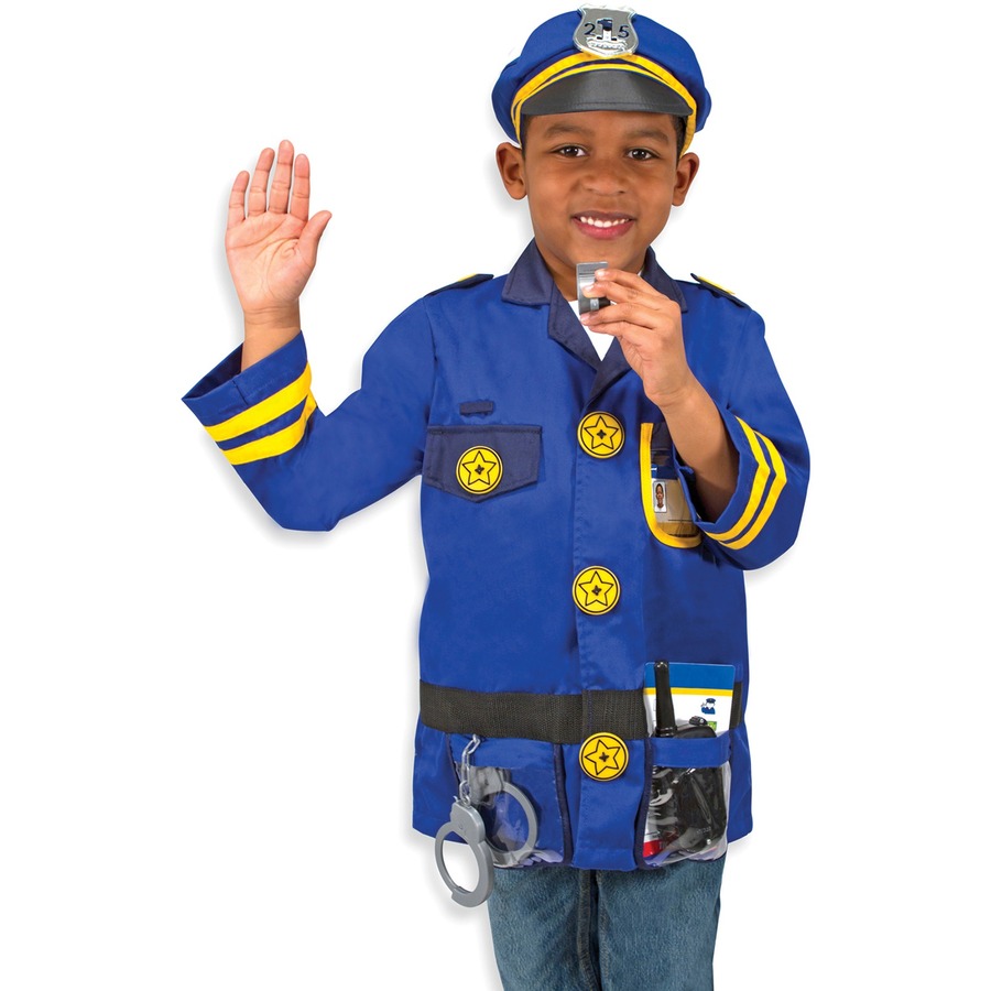 Melissa & Doug Police Officer Role Play Costume Set - Creative Learning & Toys - LCI14835