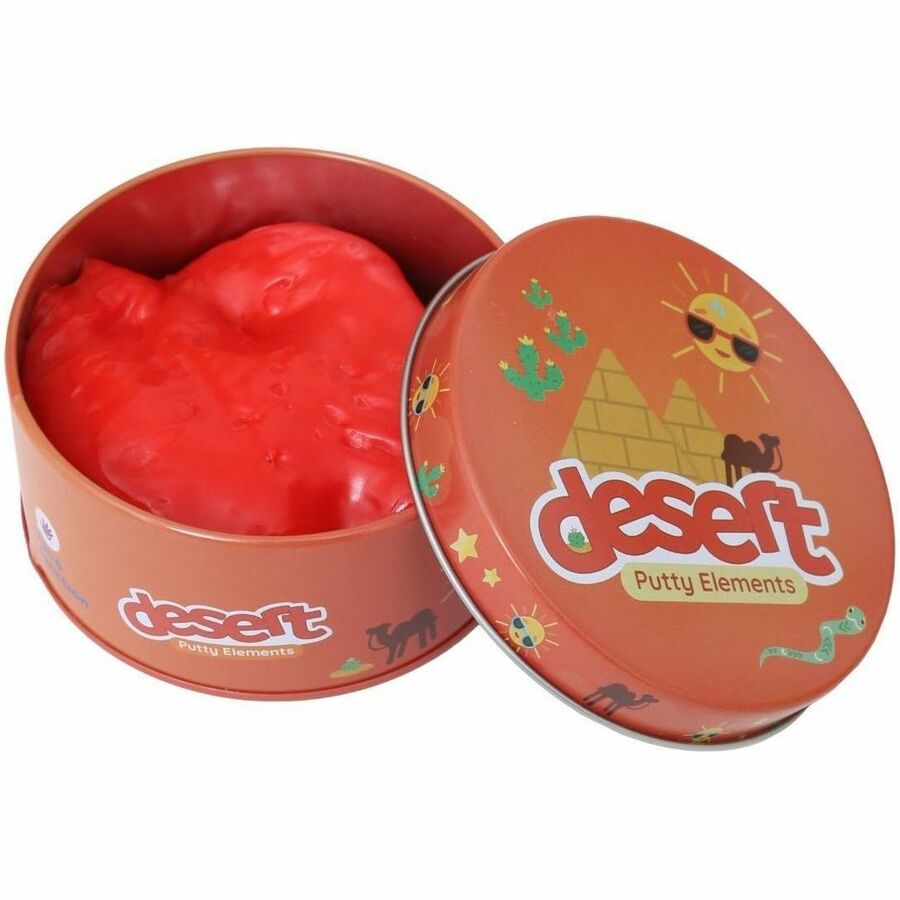 Fun and Function Putty Elements - Skill Learning: Fine Motor, Sensory, Sensory Under Responsivity - 3 Year & Up - Red - Creative Learning - FAFMW4967