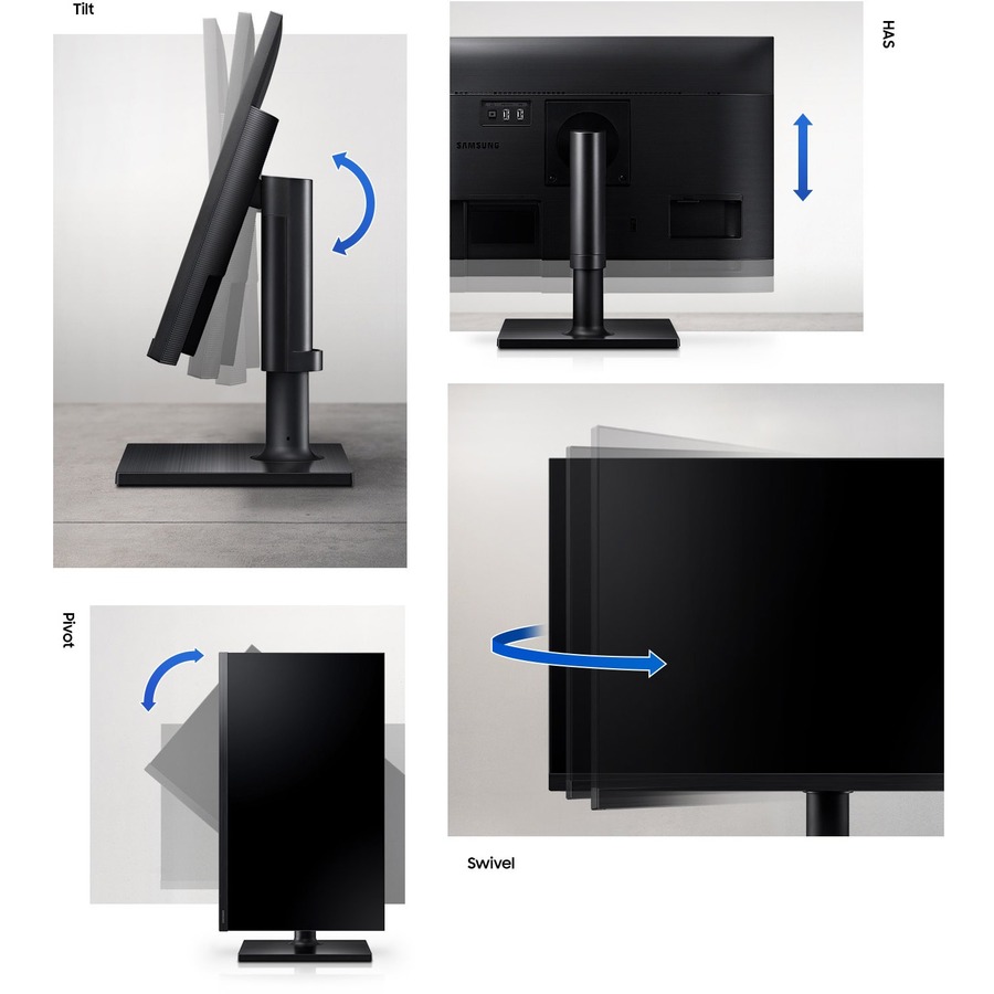 27" Ultra-Thin Bezel IPS monitor with HAS