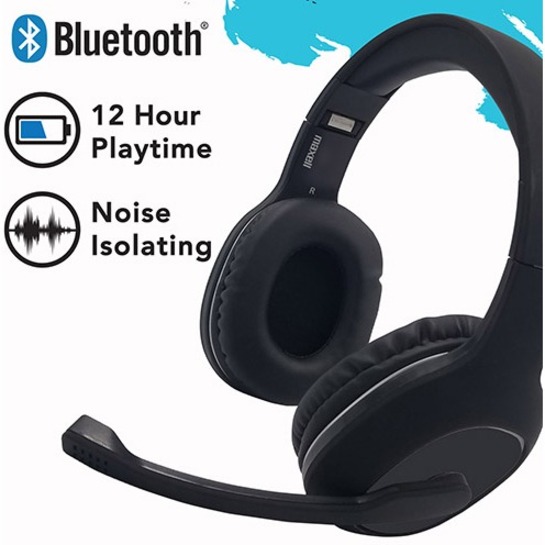 Maxell BT-BNH 199342 Headset - Wireless - Bluetooth - Over-the