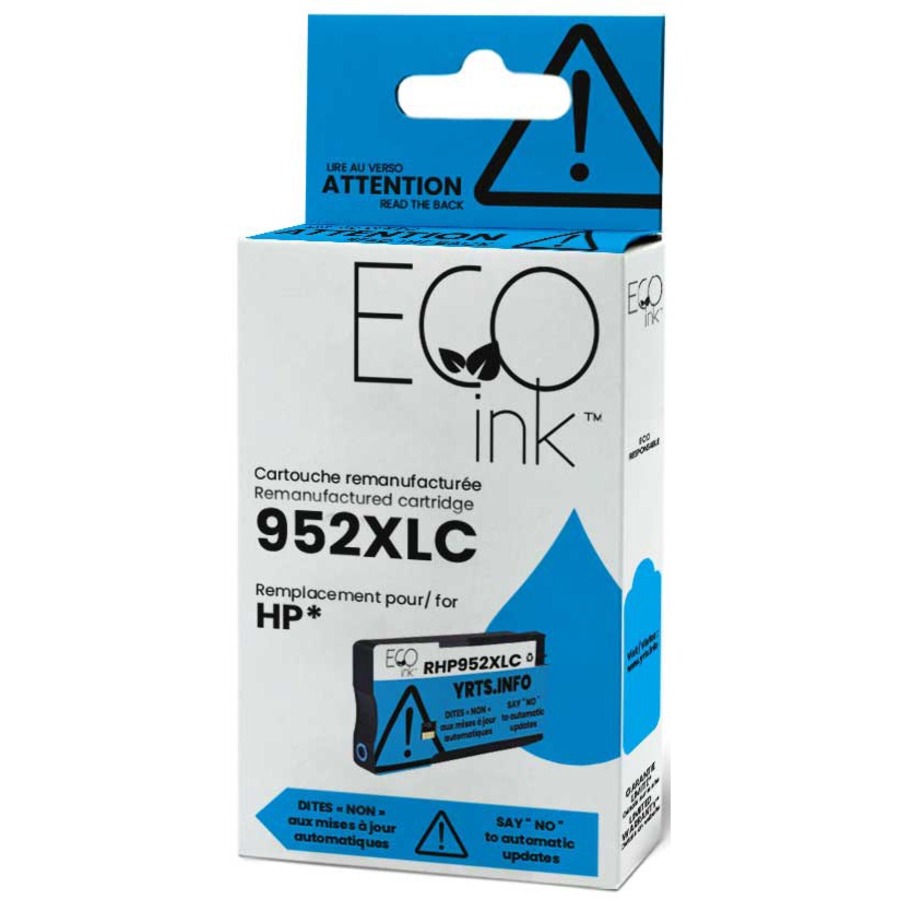 Eco Ink Remanufactured Inkjet Ink Cartridge - Cyan - 1 Each