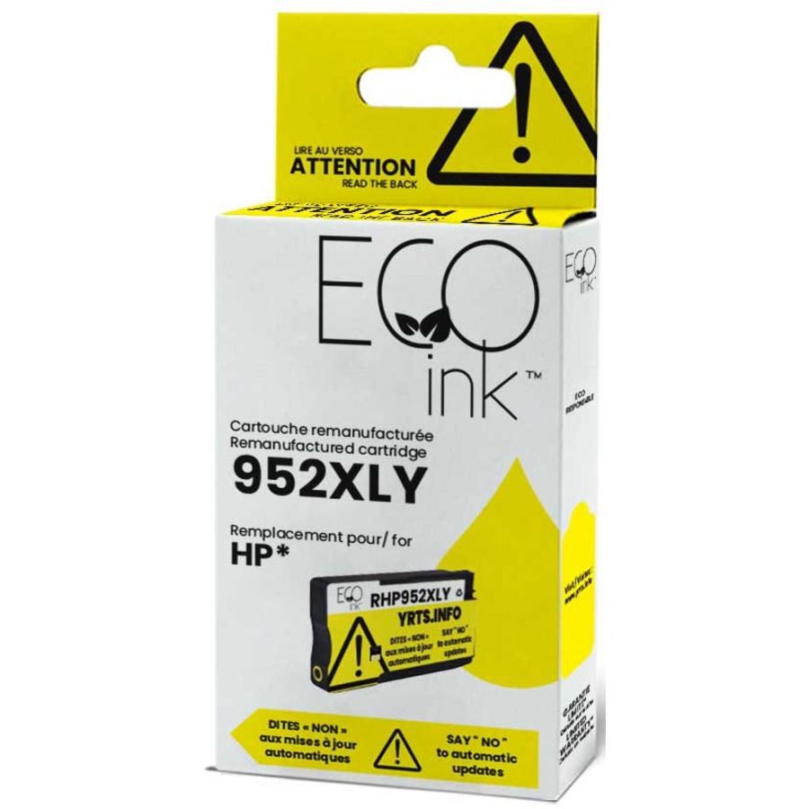 Eco Ink Remanufactured Inkjet Ink Cartridge - Yellow - 1 Each