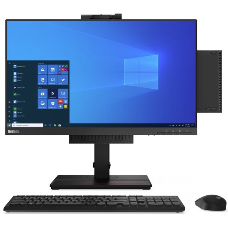 Lenovo ThinkCentre M75q Gen 2 11JJ000LUS Desktop Computer - AMD Ryzen 3 4350GE Quad-core (4 Core) 3.50 GHz - 8 GB RAM DDR4 SDRAM - 128 GB SSD - Tiny - Raven Black