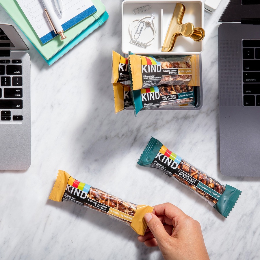 KIND Milk Chocolate Peanut Butter Nut Bars - Low Sodium, Gluten-free, Individually Wrapped, Low Glycemic - Milk Chocolate Peanut Butter - 12 / Box