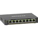 NETGEAR GS308EP-100NAS 8-Port  10/100/1000Mbps Gigabit Ethernet PoE+ Smart Managed Plus Switch - 8 Ports - Manageable - 2 Layer Supported - 62 W PoE Budget - Twisted Pair - PoE Ports - Wall Mountable, Desktop, Rack-mountable - 5 Year Limited Warranty