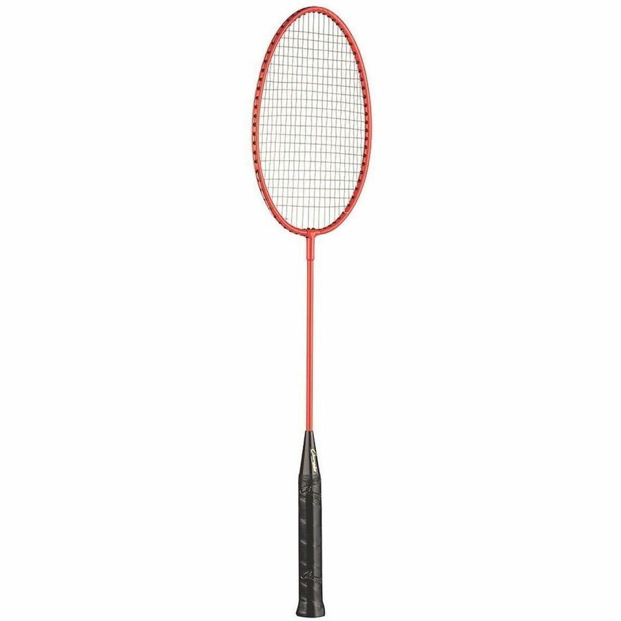 Champion Sports Tempered Steel Badminton Racket Set - Red, Orange, Yellow, Green, Blue, Purple - Nylon, Leather, Tempered Steel