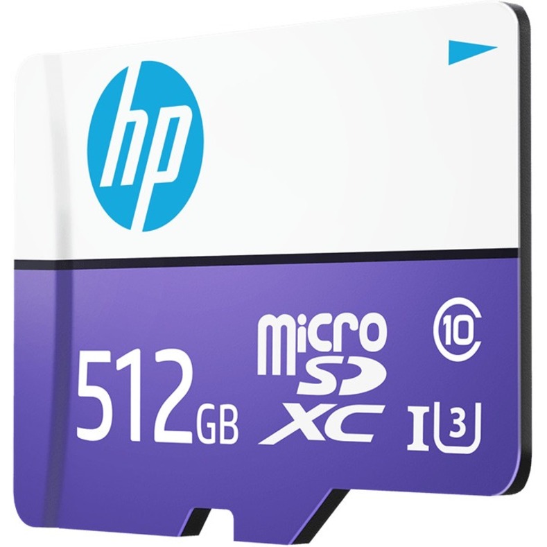 HP mx330 512 GB Class 10/UHS-I (U3) microSDXC - 100 MB/s Read - 2 Year Warranty