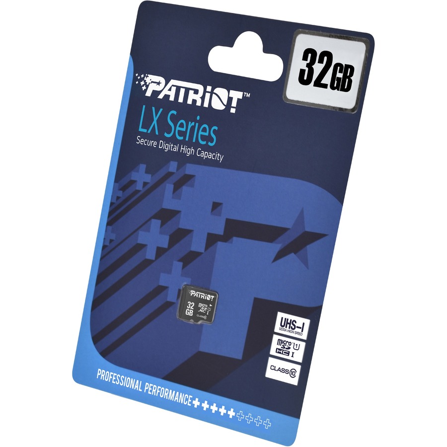 Patriot Memory 32 GB Class 10/UHS-I (U1) microSDHC - 1 Pack - 80 MB/s Read - 2 Year Warranty