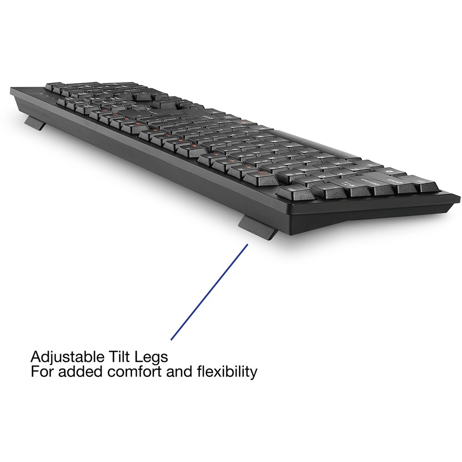 Verbatim Wireless Keyboard and Mouse - Black - Mice & Keyboard Bundles - VER70724