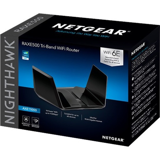 Netgear Nighthawk RAXE500 Wi-Fi 6 IEEE 802.11ax Ethernet Wireless Router