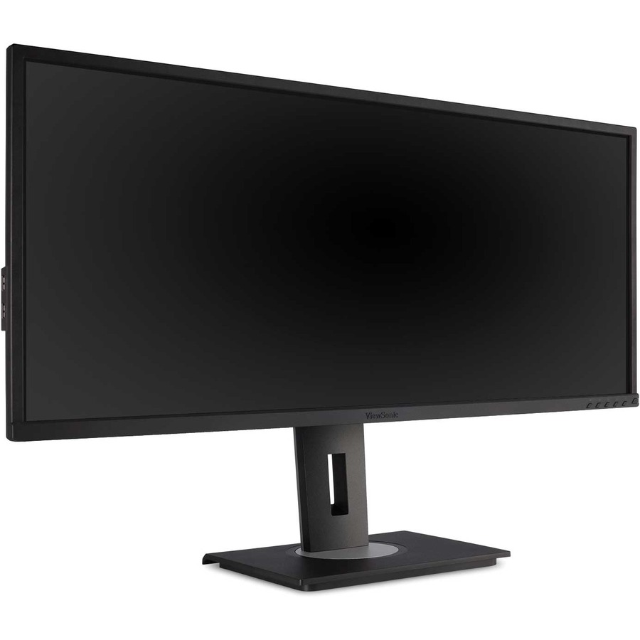 ViewSonic VG3456 34 Inch 21:9 UltraWide WQHD 1440p Monitor with Ergonomics Design USB C Docking Built-In Gigabit Ethernet for Home and Office