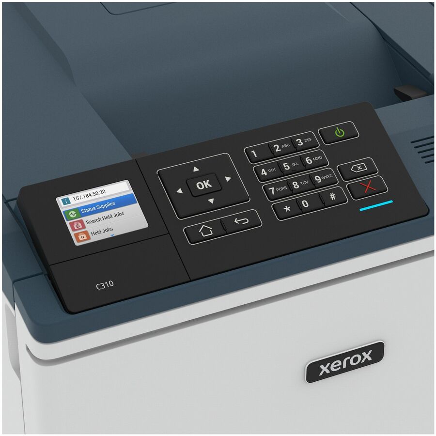 Xerox C310 Color Printer, Up To 35ppm, Letter/Legal, Automatic 2-Sided Print, USB/Ethernet/Wi-Fi, 250-Sheet Tray, 110V