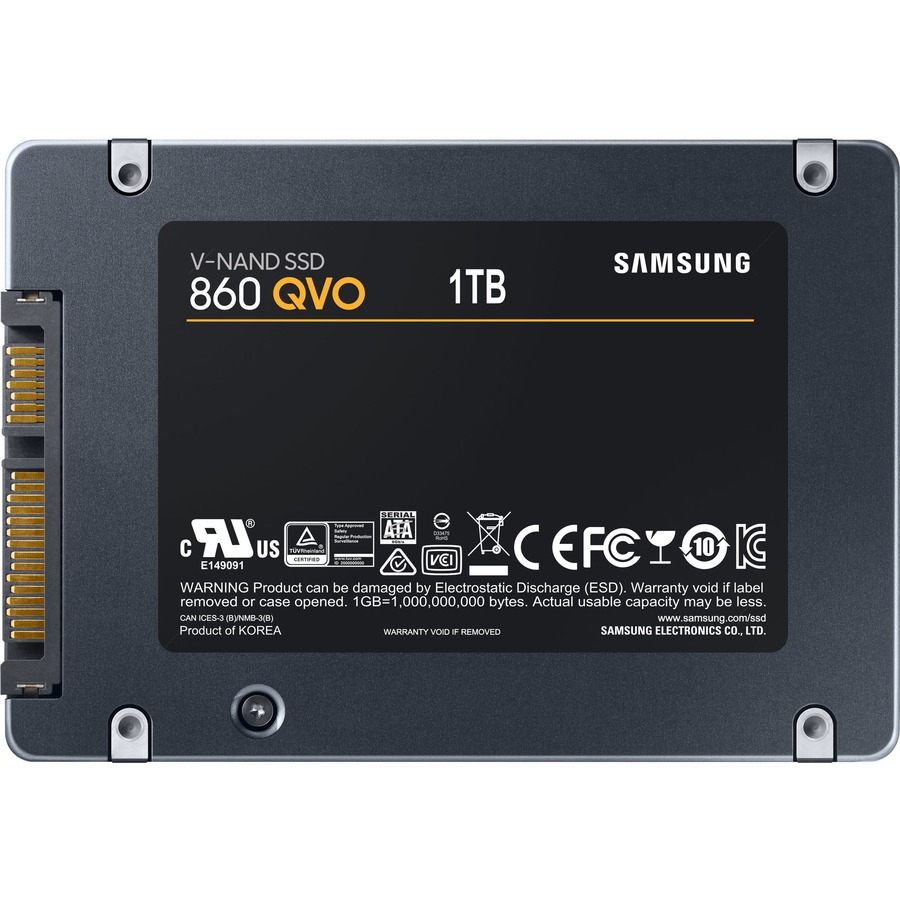 Samsung 860 QVO 1 TB 2.5-inch SATA internal SSD for desktop storage upgrades — alternate view 2