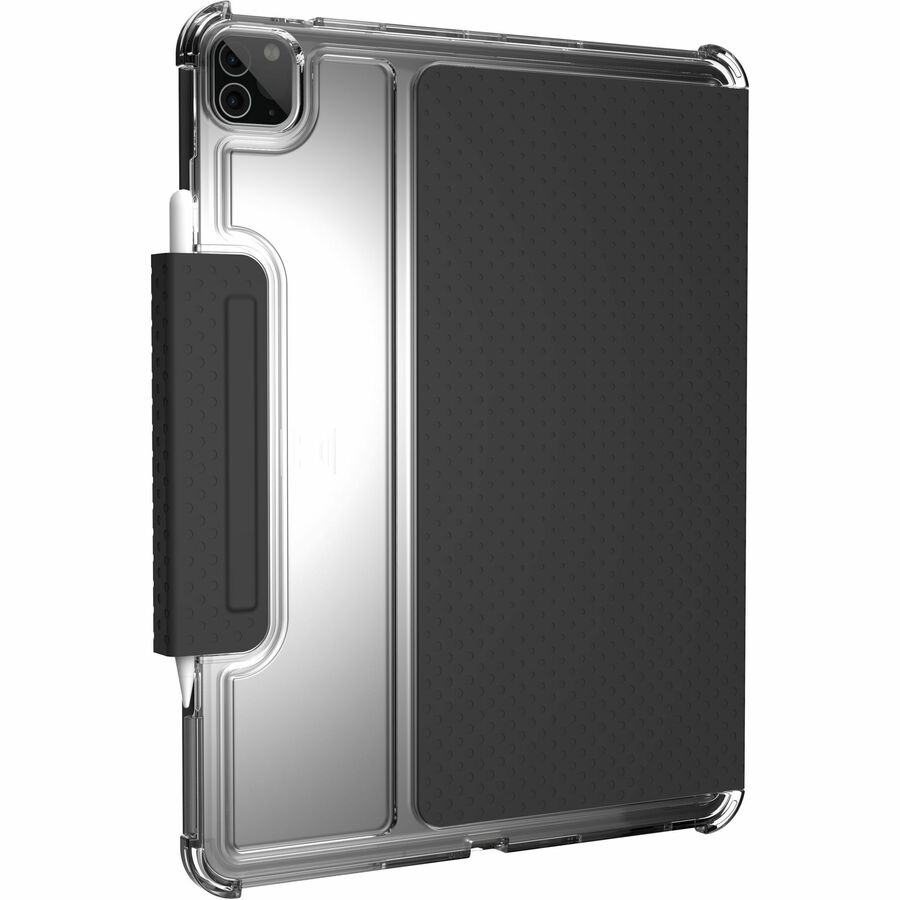 Urban Armor Gear Lucent Carrying Case (Folio) for 12.9" Apple iPad Pro (5th Generation), iPad Pro (4th Generation) Tablet - Black, Ice