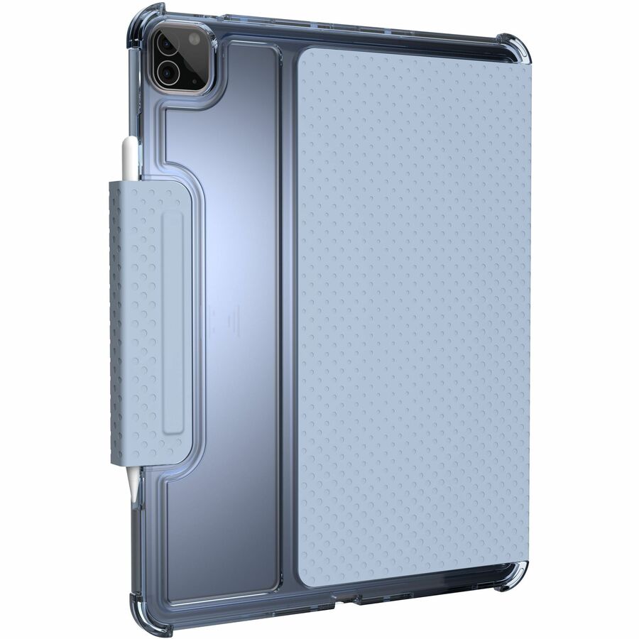 Urban Armor Gear Lucent Carrying Case (Folio) for 12.9" Apple iPad Pro (5th Generation), iPad Pro (4th Generation) Tablet, Stylus - Soft Blue
